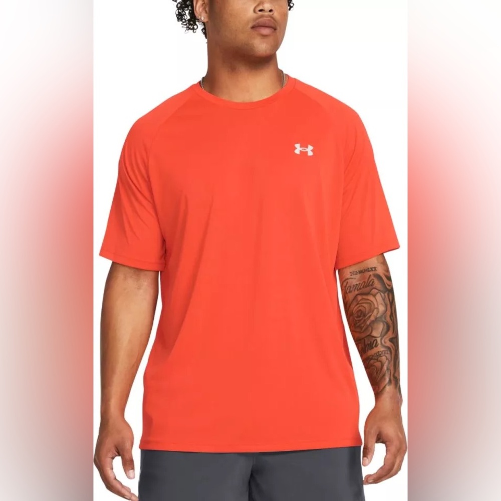 NWT [Under Armour] Orange Athletic Performance Short-Sleeve T-Shirt Men’s 3XL